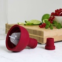 Eistee Glasflasche mit Filter