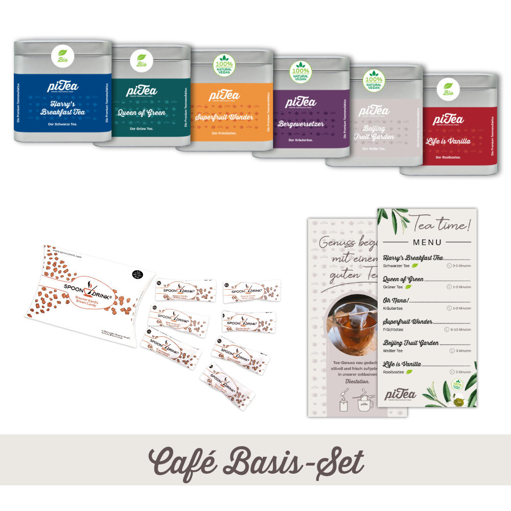 piTea Basis-Set für Cafés (Dose)
